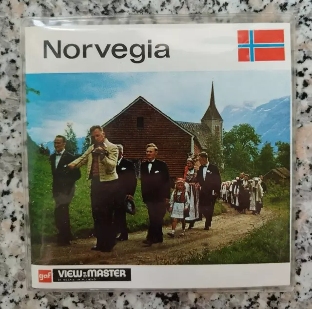 bp73 view master  norvegia 21 immagini stereoscopiche vintage