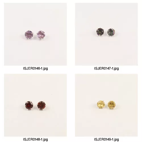 Wholesale Lot Colorful Pairs New Assorted Cute Stud Earrings Silver Gift Jewelry