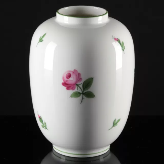 Porzellan Vase  Wien Augarten Wiener Rose weiß 114/2 5089 203 ~ 1924 Art Deco