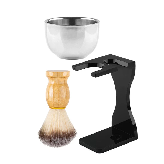 Pennello Viso Tasso Pennello Barba Kit Barba Rasoio Facciale Cosmetico