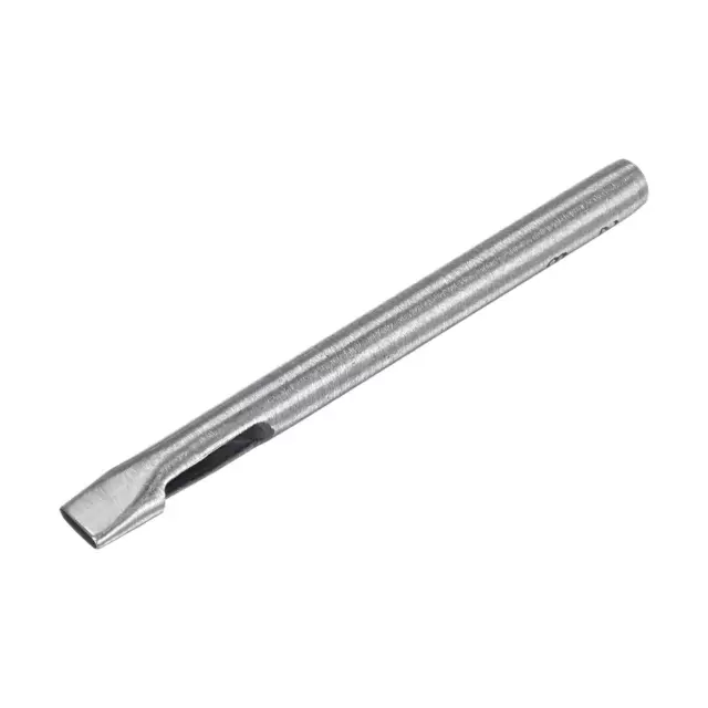 Punzón de orificio ovalado 2x8 mm cortador hueco de cuero punzón oblongo troquel para cinturón de correa 3