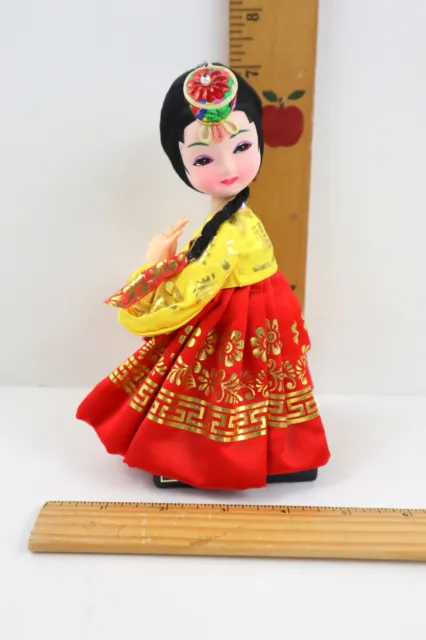 Vintage Big Eyed Asian Korean Bradley Stockinette Doll - EUC