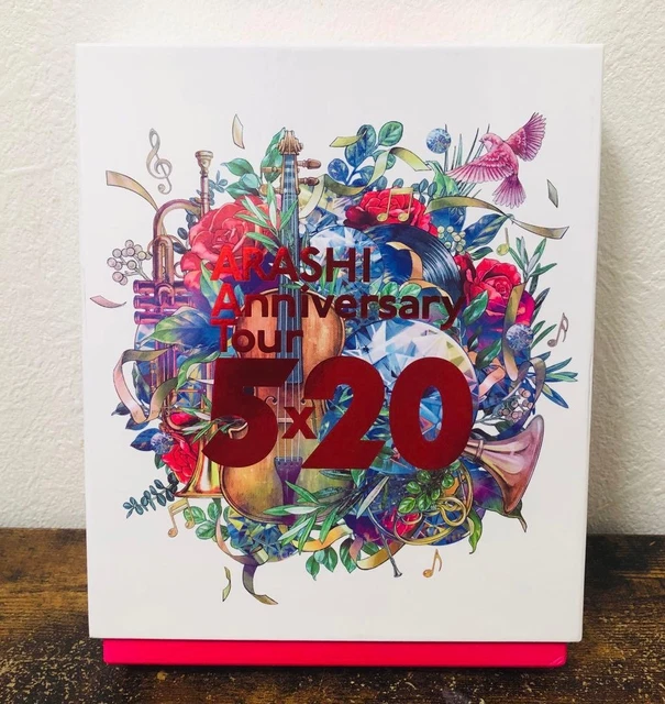 ARASHI ANNIVERSARY TOUR 5x20 Blu-ray Limited Edition Japan Used