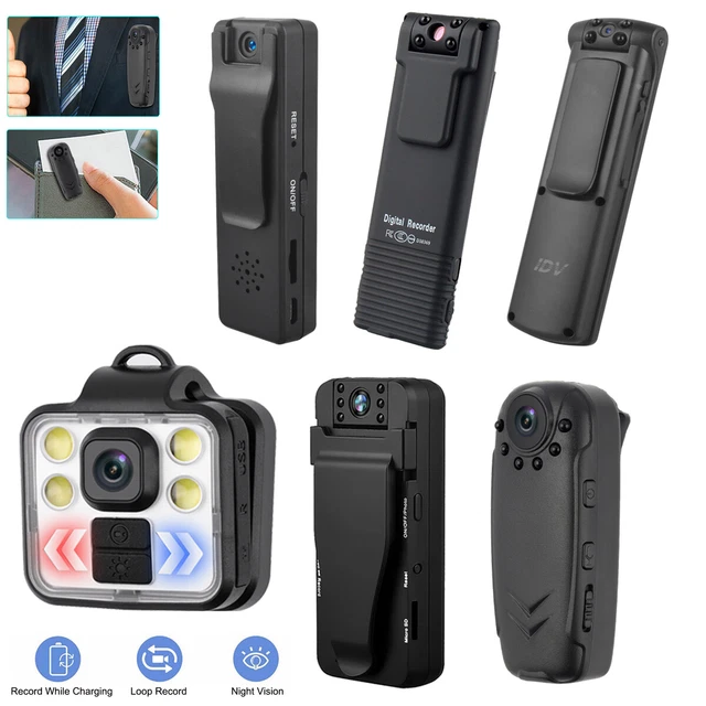 1080P HD Camcorder Mini Police Pocket Body Camera Video DVR Recorder Night Cam