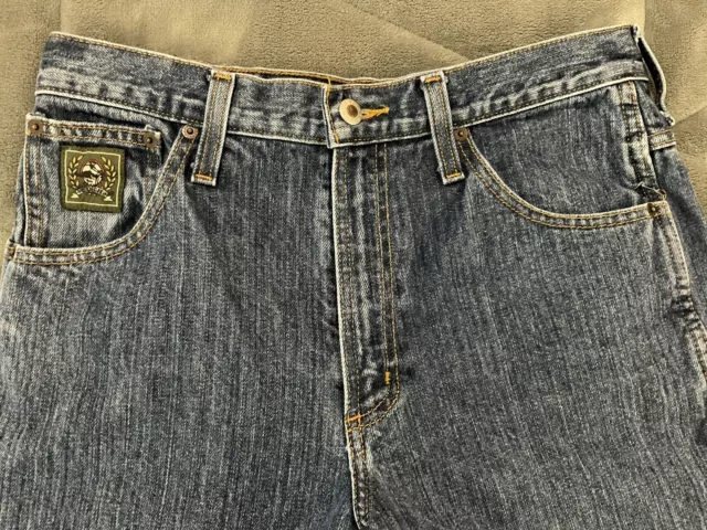 CINCH JEANS GREEN Label Distressed 31x36 Denim Mens Jeans $27.95 - PicClick
