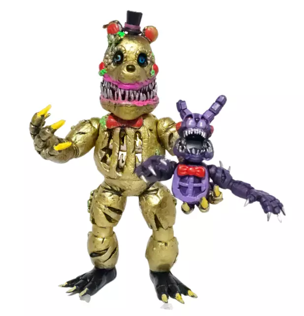 TOY FIGURE MEXICAN FIVE NIGHTS AT FREDDY 'ANIMATRONICS FREDDY COFFEE  TWISTED 9IN