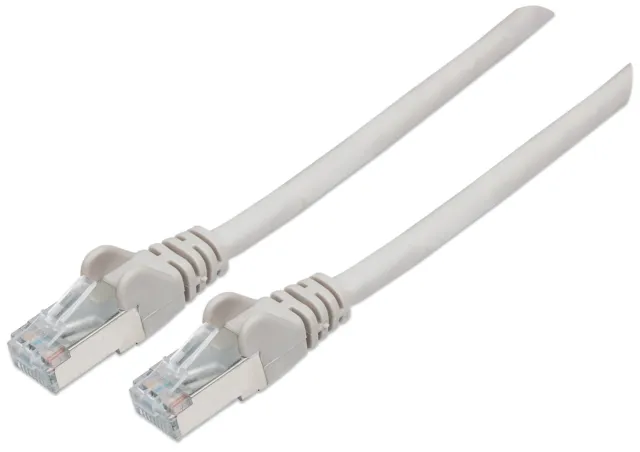 Intellinet Network Patch Cable, Cat6A, 2m, Grey, Copper, S/FTP, LSOH / LSZH, PVC