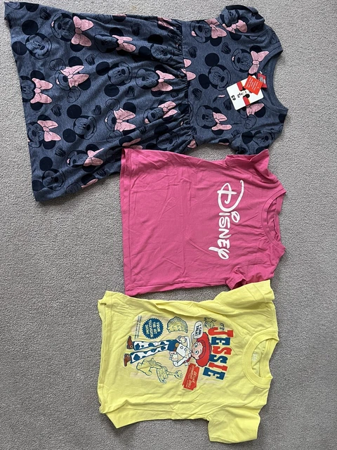 Girls 5-6 Years disney themed Outfit Bundle Dress, tops BNWT