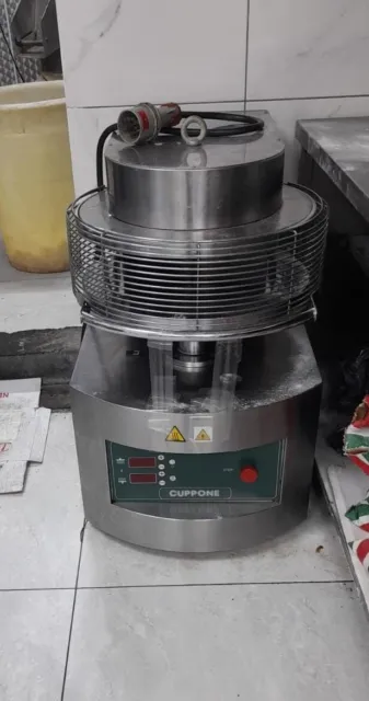 Cuppone Dough Press With Heated Base Top -- 3 Phase