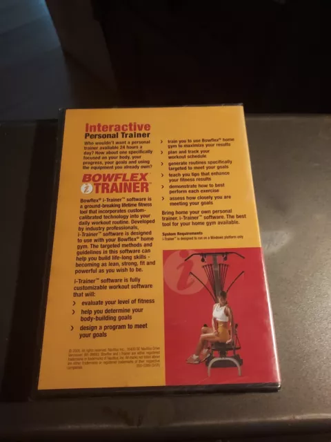 BOWFLEX I TRAINER Interactive Fitness Training Software (Windows only
