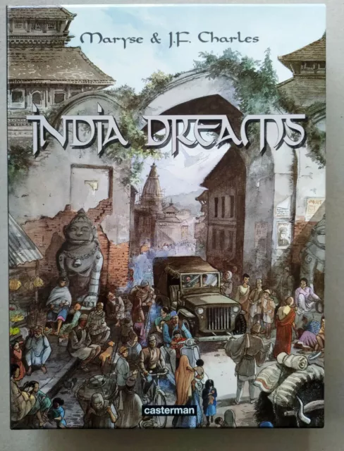 CHARLES - INDIA DREAMS T.1  à 6 E.O. Coffret + 6 ex-libris + Jaquette + 2 Carnet