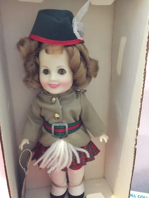 Shirley Temple 8" Porcelain Doll NIB Wee Willie Winkie