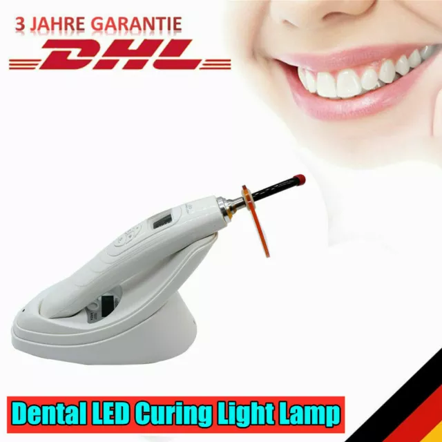 5W Zahnarzt Polymerisationslampe Dental LED Curing Light Cordless Lamp 1800 mw