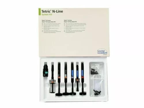 Kit composite dentaire Ivoclar Vivadent Tetric N-Line Ceram Flow Bulk Fill Bond 3