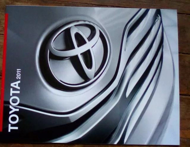 2011 Toyota Full line Auto Sales  Brochure