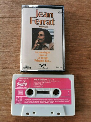 JEAN FERRAT *LES ANNEES BARCLAY* K 7 AUDIO TAPE 