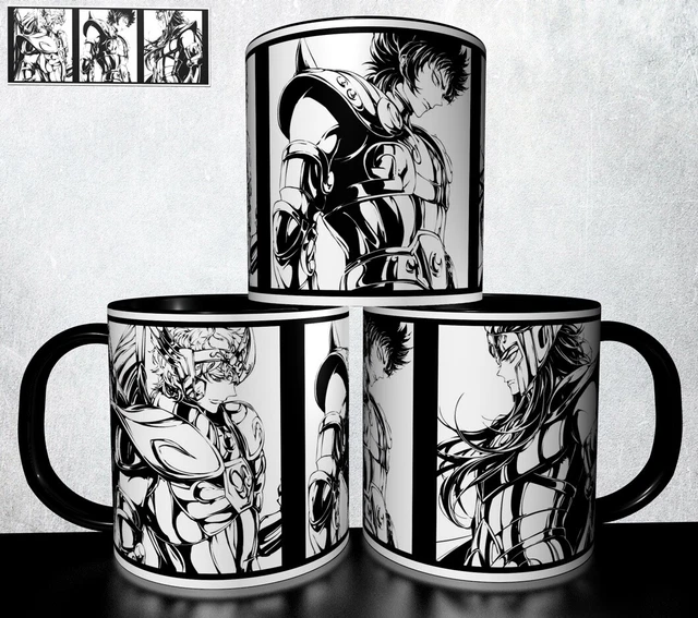 Mug Café Manga Les Chevaliers Du Zodiaque Saint Seiya - 325 Ml, Céramique, Design Personnalisé, Fabriqué En France