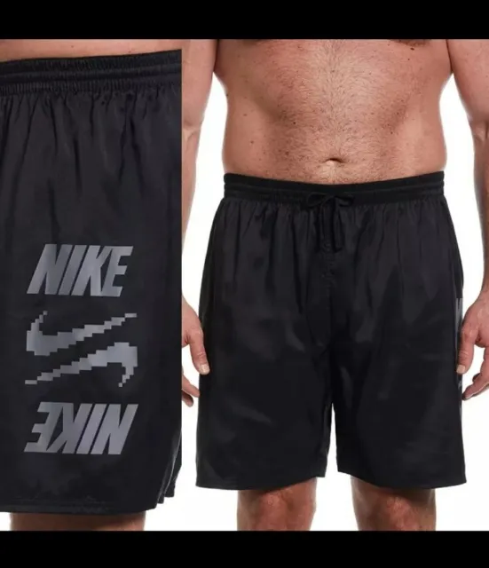 Nike Men's BIG & TALL Digi Stack Breaker 9" Swim Trunks Large Tall  NWT MSRP $66