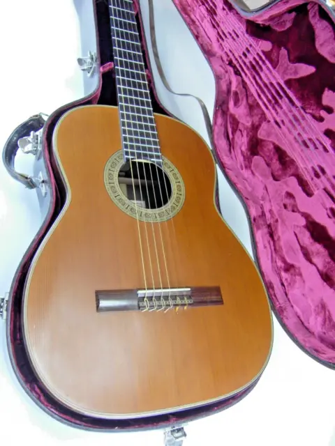Guitarra de concierto Hanika modelo 29 de 1974 con maleta guitarra clásica con estuche 2