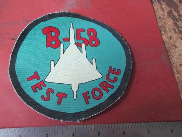 1960'S Usaf Edwards Afb B-58 Hustler Test Force  Convair Flight Jacket Patch