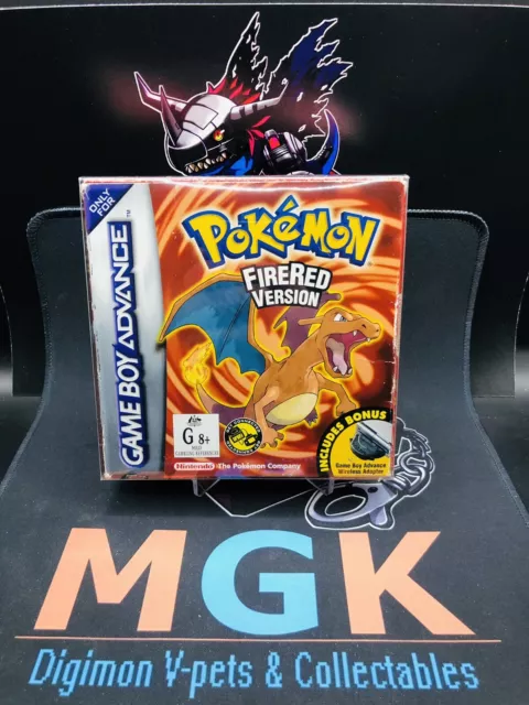 POKEMON FIRE RED Boxed AUS PAL -Gameboy Advance GBA With Manuals - Main Image