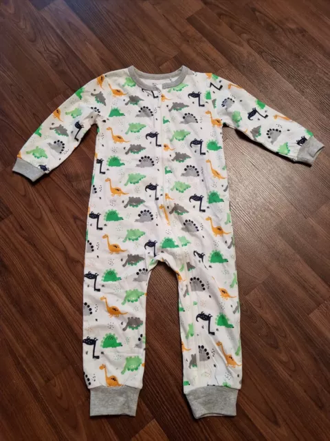 Jungen Schlafanzug ♥️ Overall 🦕Einteiler Topomini Dino 🦖Gr.86