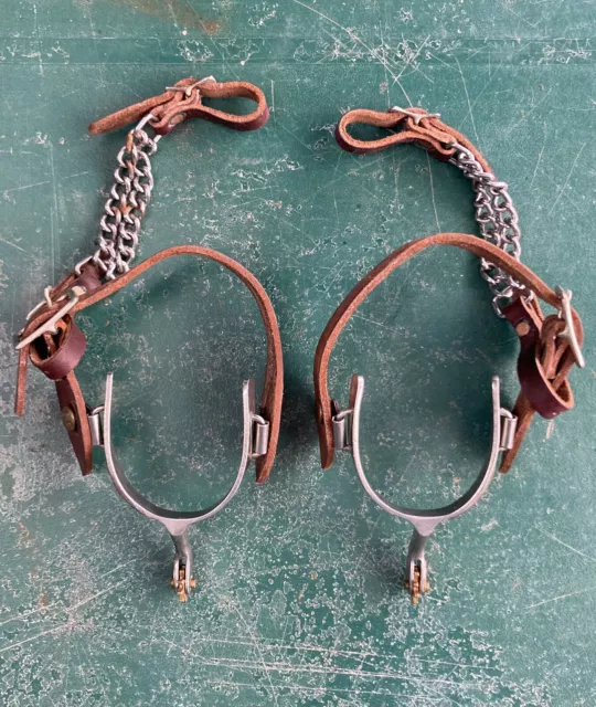 cowboy boot spurs with straps