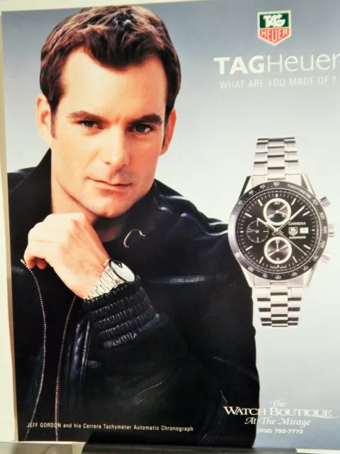 Tag Heuer Luxe Watch / A Lange & Sohne Watch Las Vegas Original 2004 Vtg Ad