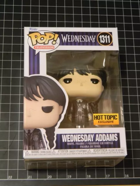Funko Pop The Addams Family Wednesday Metallic Hot Topic Exclusive tiny issue