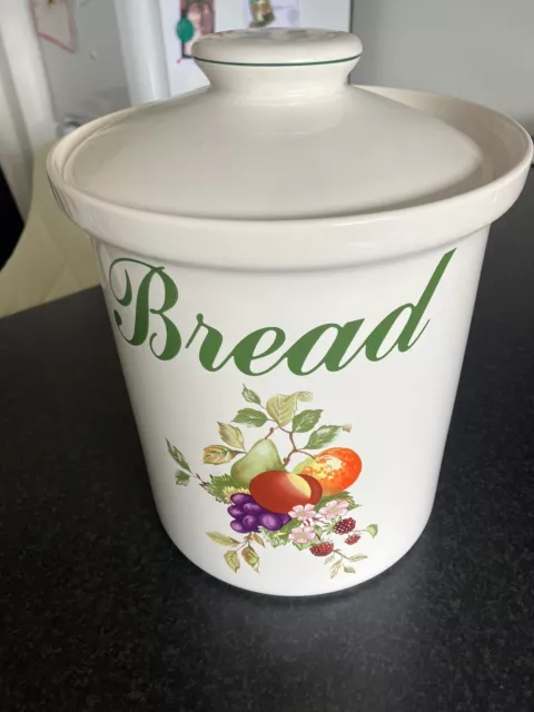 johnson brothers fresh fruit Bread Bin Vintage