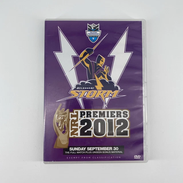 NRL GRAND FINAL 2012 Melbourne Storm Vs Manly Sea-Eagles (DVD