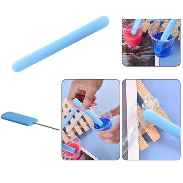 Stick agitatore silicone per miscelazione efficiente resina epossidica colore blu