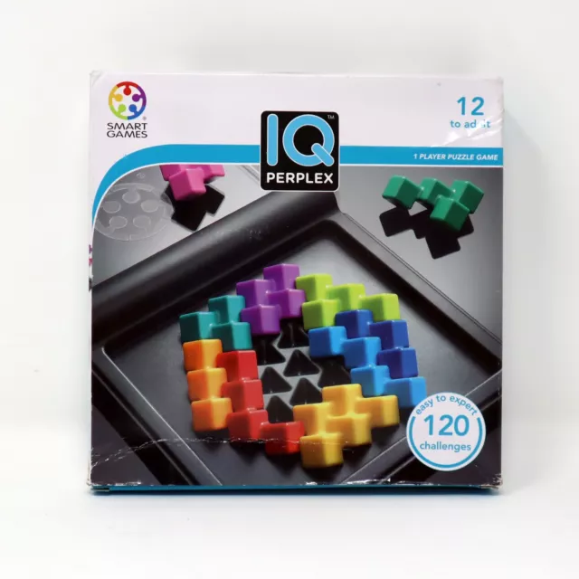 SmartGames - IQ Perplex - Portable Puzzle Game with 120 Challenges - Ages 12+