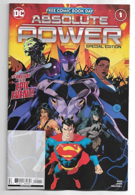 Absolute Power Special Edition #1 Free Comic Book Day 2024 FCBD NM (2024) DC