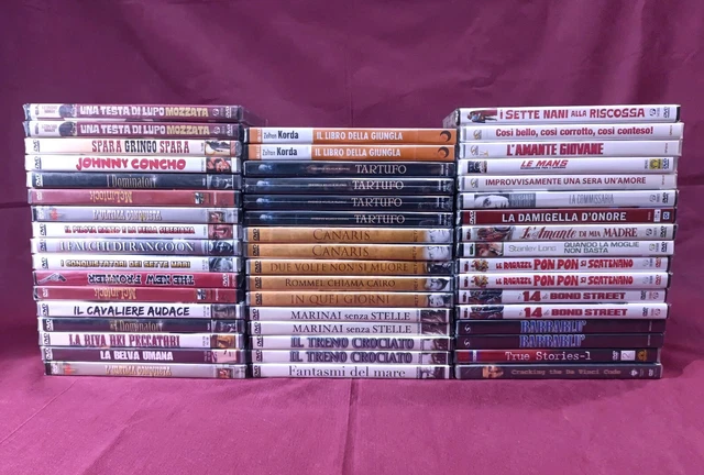 LOTTO STOCK 50 DVD Cinema Internazionale Western Drammatico Commedia sigillati LOTTO STOCK 50 DVD Cinema Internazionale Western Drammatico Commedia sigillati