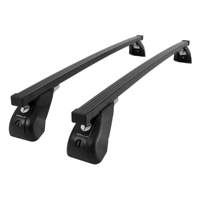 Modula Steel Roof Bars Set to fit BMW 3 Series E92 Coupe 06-13 Fixed Point Pair