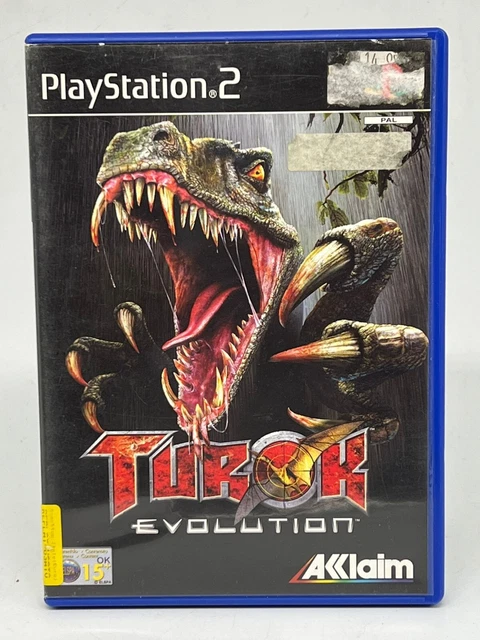 PUB PLV Carton Géant Turok Evolution PlayStation 2 - Avec Boîte Géante PS2 - Bon état