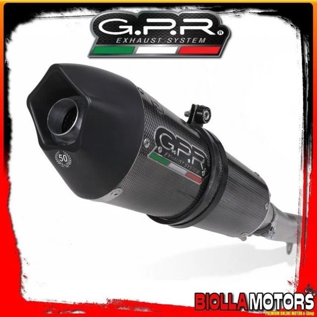 Silencieux Pot D'échappement APRILIA SHIVER 900 2017/2020 E4 GPR GP Evo4 Poppy Bi