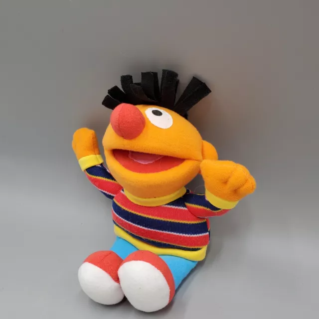 Sesame Street Ernie Stuffed Animal Plush Doll Fisher Price floppy hair 7 inch 4