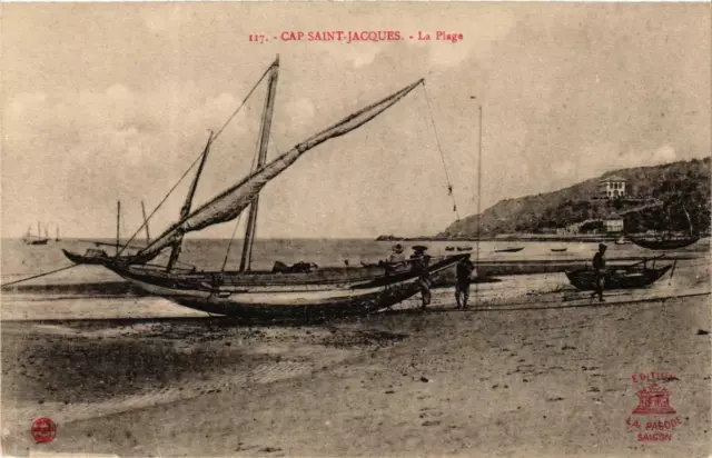 CPA AK Cap St-JACQUES - La Plage VIETNAM-INDOCHINA (762421)