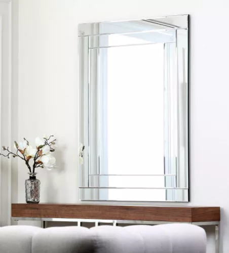 LARGE WALL MIRROR-ART DECO-bedroom metro dressing leaning