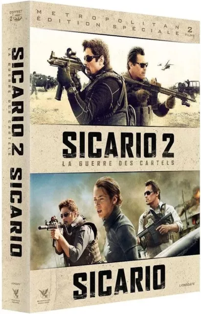 SICARIO 1 + 2   2 DVD  Neuf sous blister (envoi en suivi)