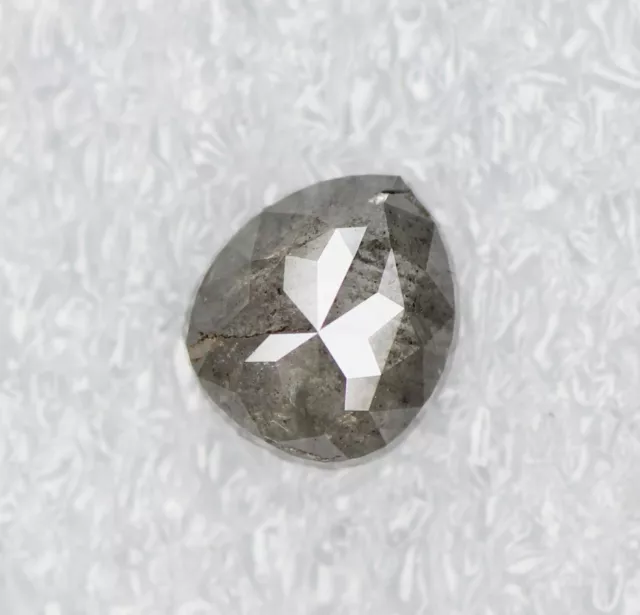 0.69 CT Natürlich Loser Diamant Salz Und Pfeffer Kostüm Birne Form