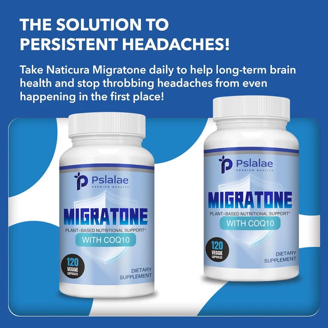 MIGRATONE FEVERFEW,MAGNESIUM,RIBOFLAVIN Migraine Aid, Severe