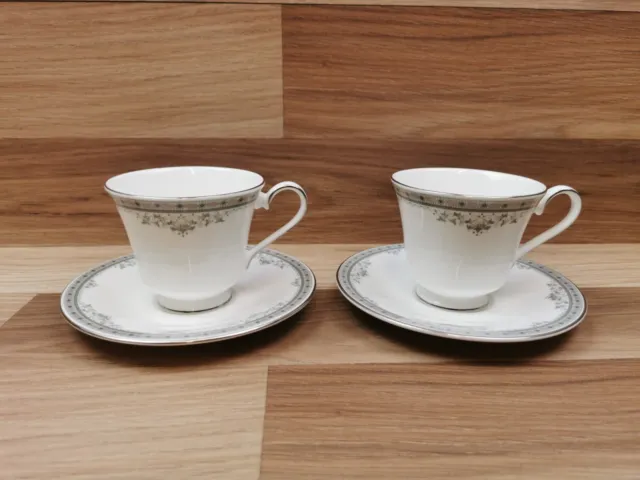 2 x Royal Doulton York H5100  Cups & Saucers (Look Unused)