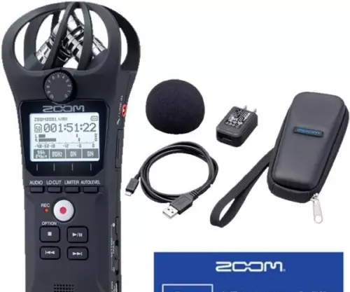 ZOOM Portable Digital Handy Recorder H1n + Accessory Pack SPH-1n Set FromJPN NEW