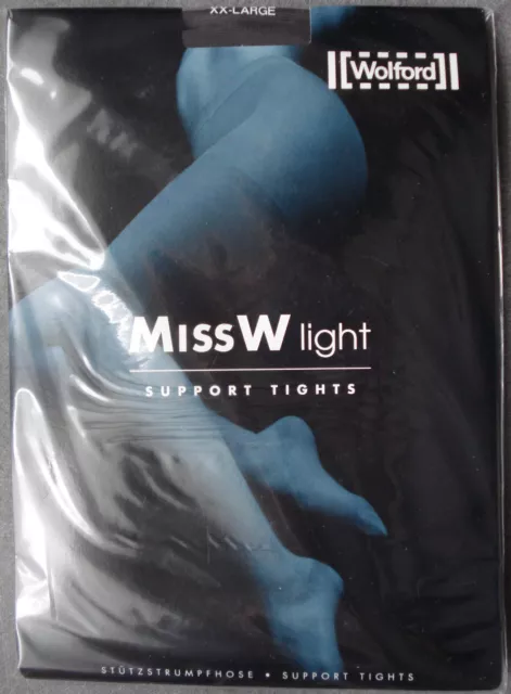 Collant Wolford XXL Miss W 25 light support tights sheer pantyhose strumpfhose