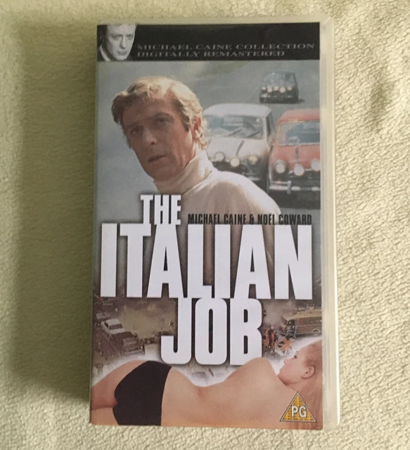 THE ITALIAN JOB - Michael Caine - Noel Coward - pal vhs video tape £5.49 - PicClick UK