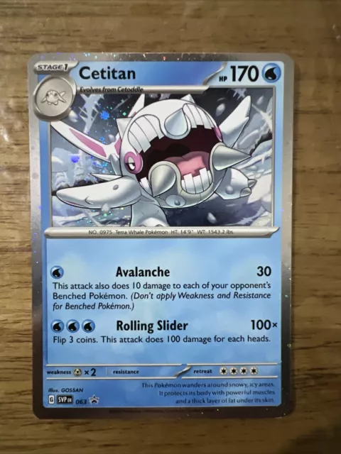 Pokemon Card - Cetitan- 005/015 - McDonalds 2023 Promo Holo Pack