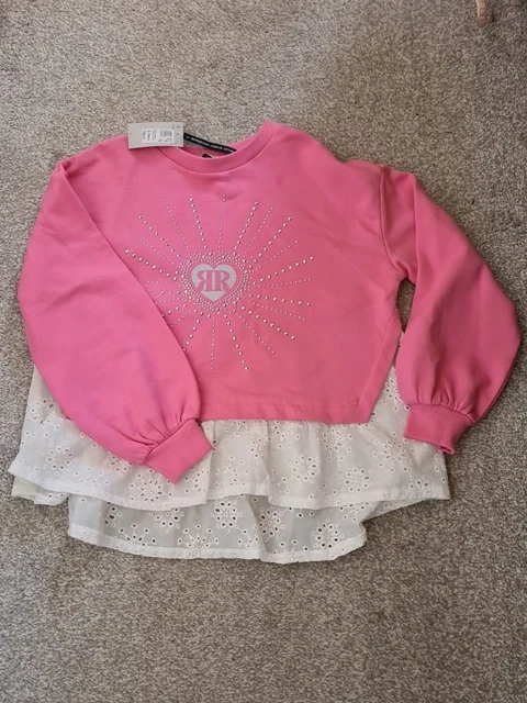 Girls River Island Top Age 9-10 Bnwt